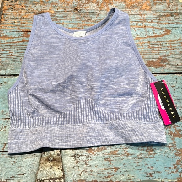 Ryka Other - NWT Ryka Blue Seamless Infinity Workout Sports Bra Tank Size XL